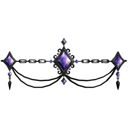 Gothic Gem Waist Chain (Purple) 3.0