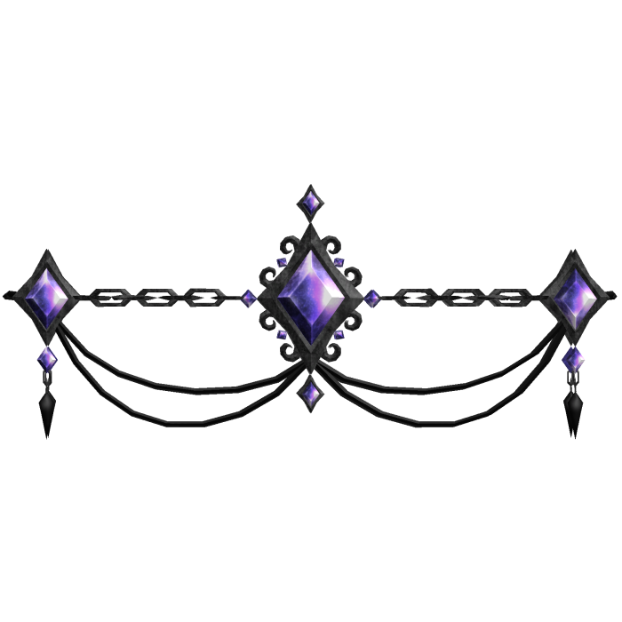 Gothic Gem Waist Chain (Purple) 3.0