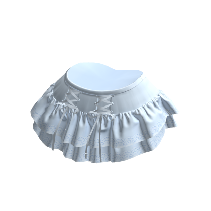 Pastel Blue Ruffle Skirt thumbnail