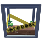 Funny Do NOT tap the Glass Tank