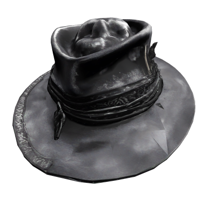 Gothic Distressed Fedora