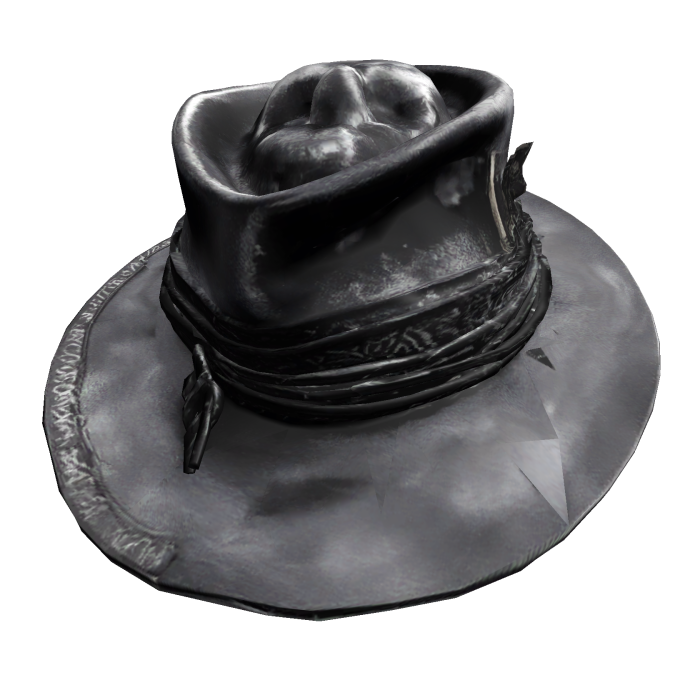 Gothic Distressed Fedora