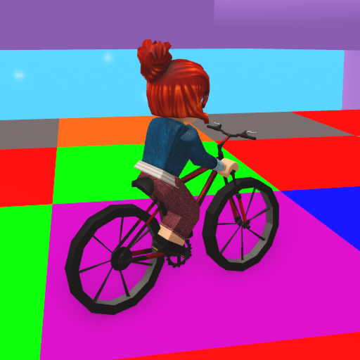Color Block But On Bike official Roblox game thumbnail