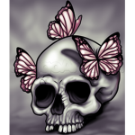 Butterfly Skulls <3