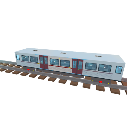 Fast metro train with tracks