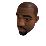 Kayne West Head