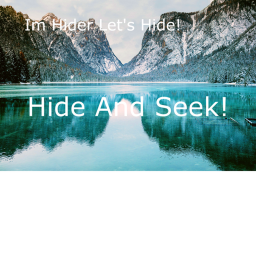 hide and seek (3 new maps)