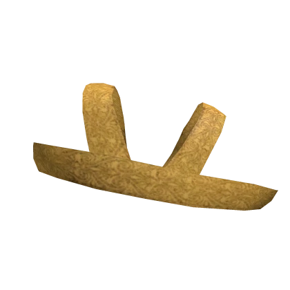 The Astor Bun Ribbon in Gold Brocade Roblox item thumbnail