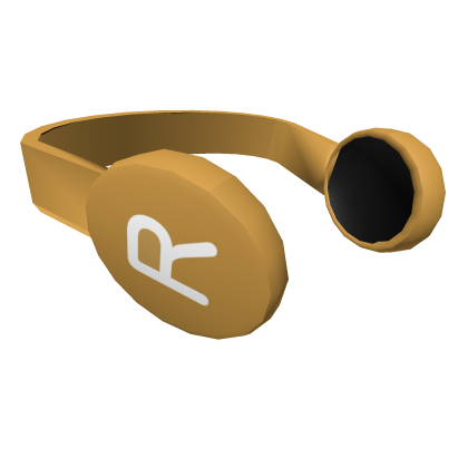 Classic Gold Headphones Neck