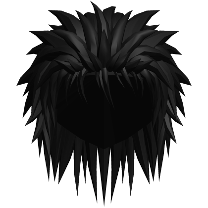 black punk hair