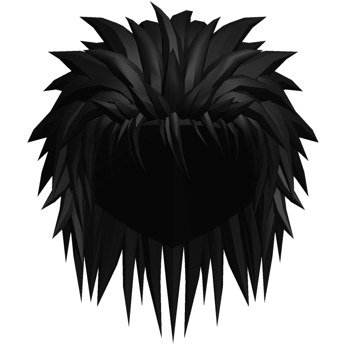 black punk hair