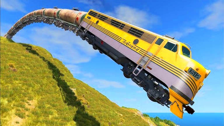 Train VS Cliff! ⚠️ screenshot 3