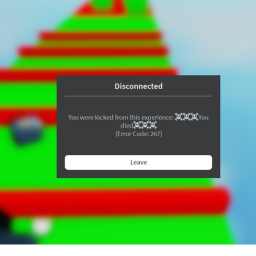 Obby but you get kicked if you die