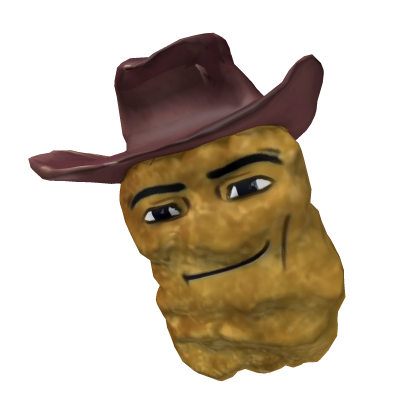 Cowboy Chicken Nugget Man Face Roblox item