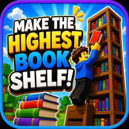 Make the highest book shelf! (Release!)