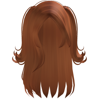 ۶ৎ | half up pigtails flipped ginger hair