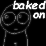 baked on