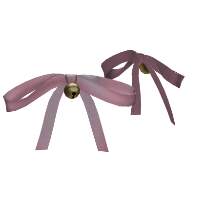 pink kawaii babydoll ribbons and bell Roblox item