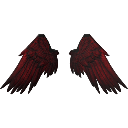 (Pt 2) Red Icarus Wings Feathers Recolor (Addon) Roblox item