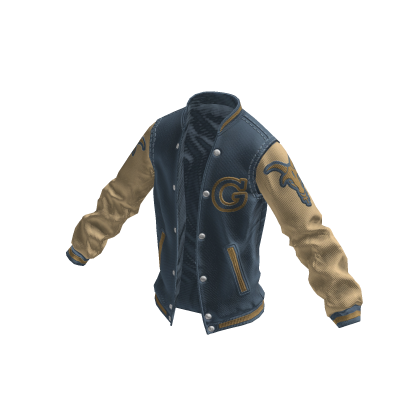 College Jacket | Bluish Silver Beige