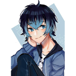 blue ladybug