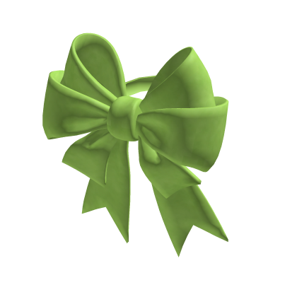 Green Ribbon Bow (for Korblox)