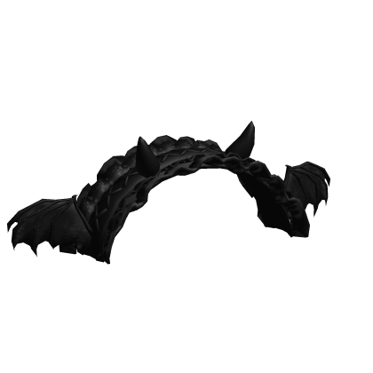 Black Horned Bat Lace Goth Emo Vkei Headdress Roblox item
