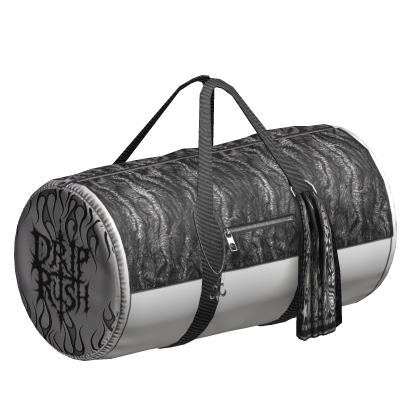 Handheld White Tiger Bandana Bag w Metal Keychain thumbnail