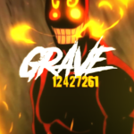 彡 grave