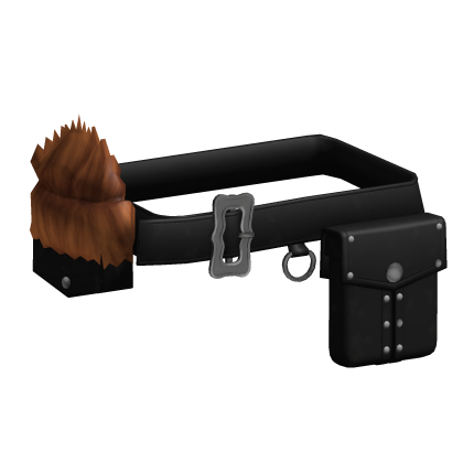 Gothic Leather Belt Y2K Emo Fur thumbnail