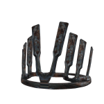 Fleet Street Tiara (Oxidized Steel Blue)