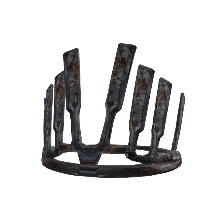 Fleet Street Tiara (Oxidized Steel Blue)