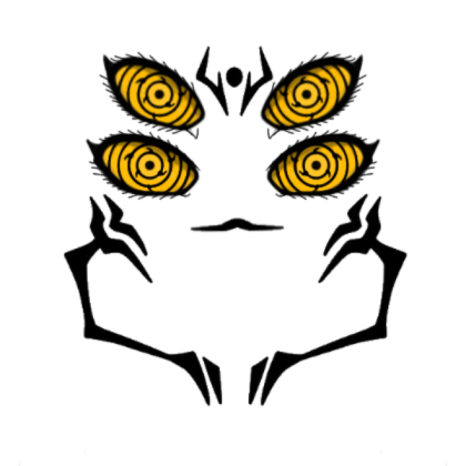 Spider Gold Rinnegan x Sukuna Roblox decal