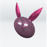 *.*Pink Mask Paper Plate*.*