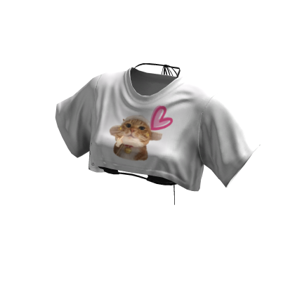 Y2K Cutout Layered Crop Top Cute Print [JEYS]