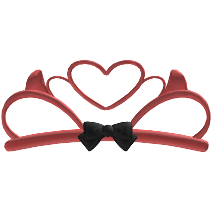 ୨୧ spooky cutesy devil horns red & black tiara