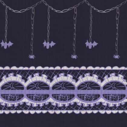 Purple spooky pattern Roblox decal