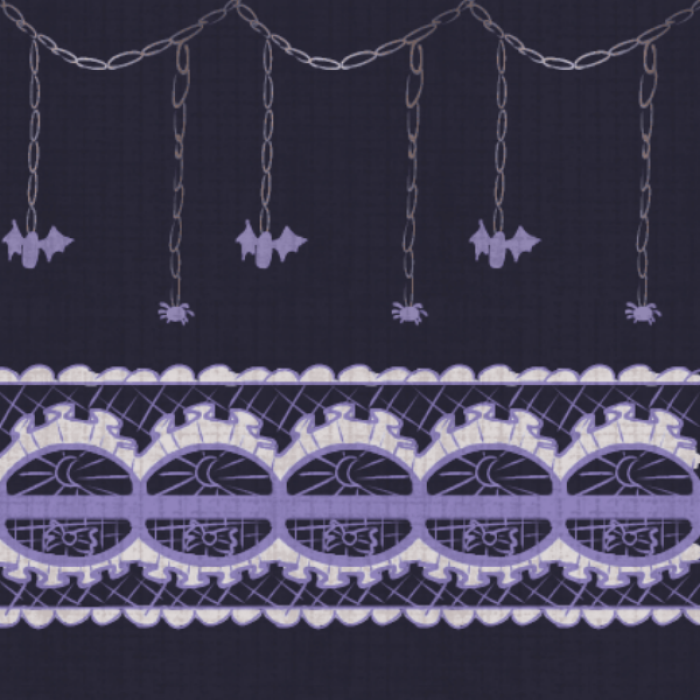 Purple spooky pattern Roblox decal