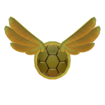 Golden Turtle Shell Wings