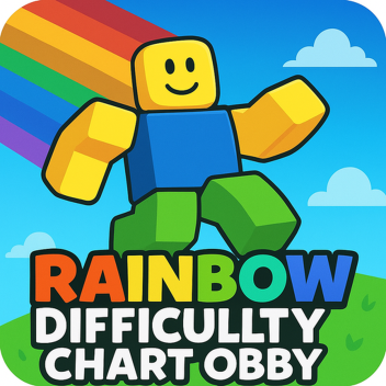 🌈 Rainbow Difficulty Chart Obby | New Upd! ⚡