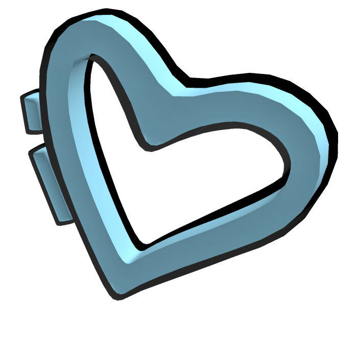 Blue Anime Heart