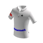 Logo Watermarked White Polo