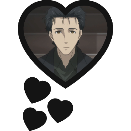 Rintaro Okabe Thinking Hearts Steins Gate