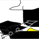 Cart ride into warning