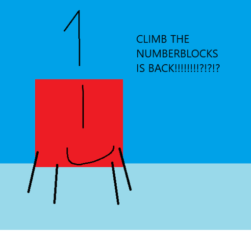 Climb the numberblocks! official Roblox game thumbnail