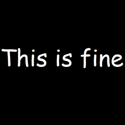 This is fine.