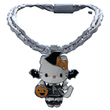 [3.0] Trendy Hello Kitty Iced Out Halloween Chain