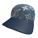 Cap Monogram Jacquard Blue