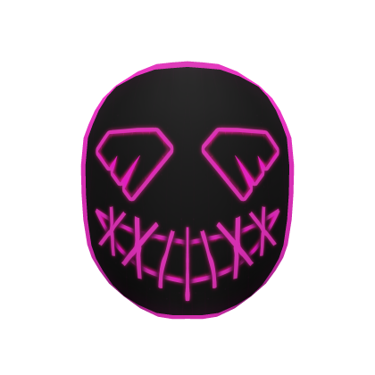 Neon Nightmares Mask - Pink thumbnail