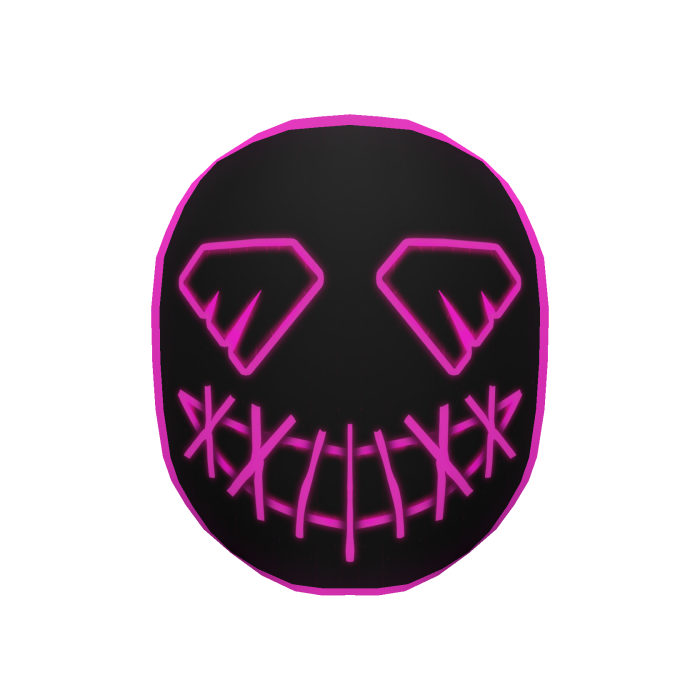 Neon Nightmares Mask - Pink